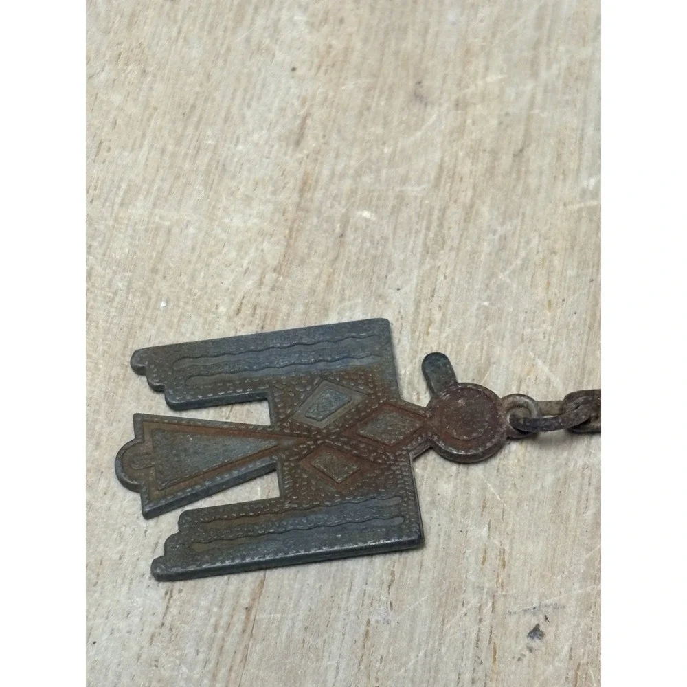 Vintage USA Chicago Lock Co. Steel Padlock With 1 Original Working Key